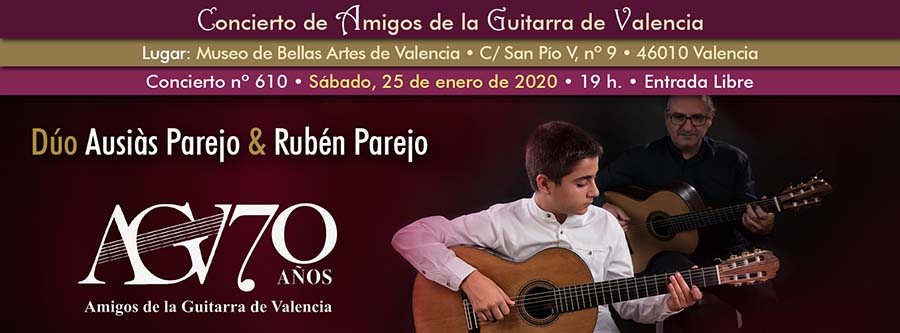 Concierto de Dúo Ausiàs Parejo Calabuig & Rubén Parejo