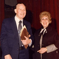 Rosa Gil y Abel Carlevaro, curso de AGV de 1985